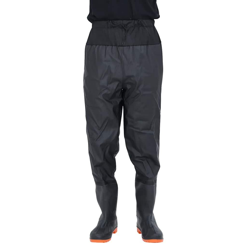 Wader da Pesca alla Vita con Stivali Nero Taglia 46