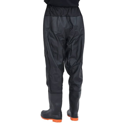 Wader da Pesca alla Vita con Stivali Nero Taglia 46
