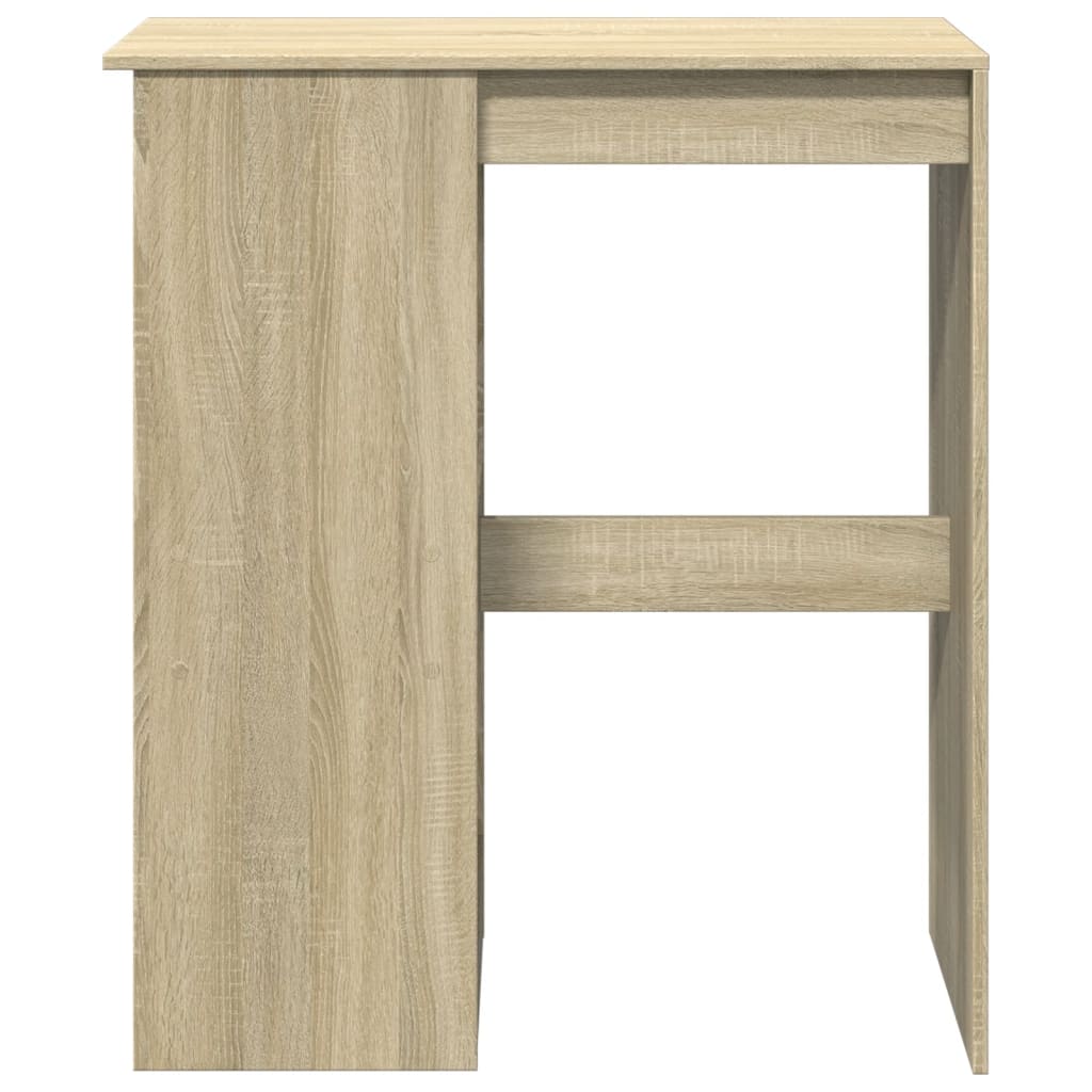 Tavolo Bar con Rastrelliera Sonoma 90x47,5x103,5 cm Multistrato