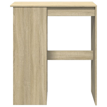 Tavolo Bar con Rastrelliera Sonoma 90x47,5x103,5 cm Multistrato