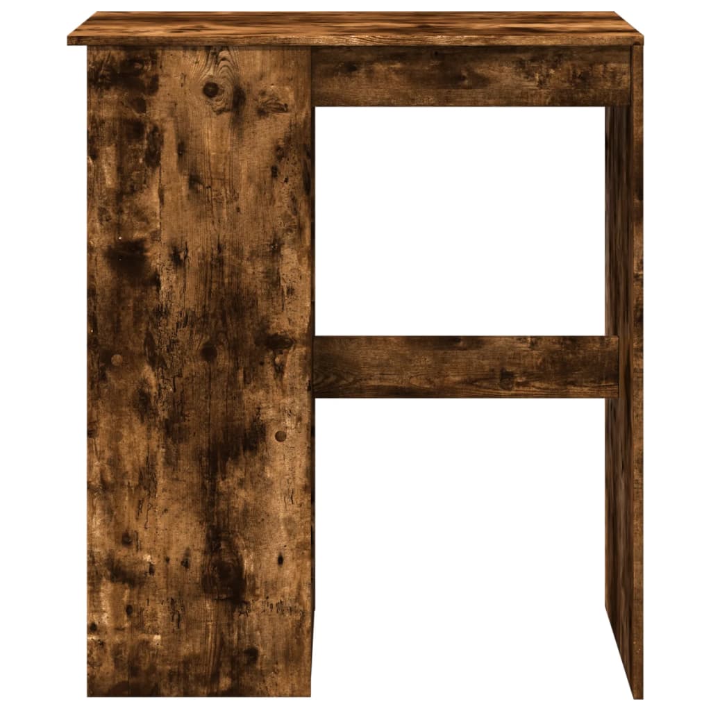 Tavolo Bar con Rastrelliera Rovere 90x47,5x103,5 cm Multistrato