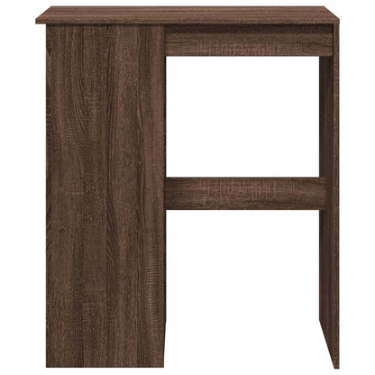 Tavolo Bar con Rastrelliera Marrone 90x47,5x103,5cm Multistrato