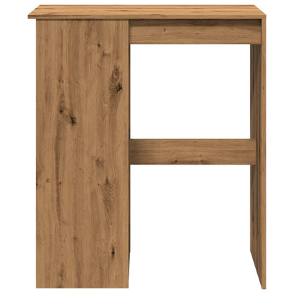 Tavolo Bar con Rastrelliera Rovere 90x47,5x103,5 cm Multistrato