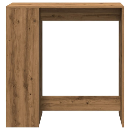 Tavolo Bar con Rastrelliera Rovere 101x40x103,5 cm Multistrato