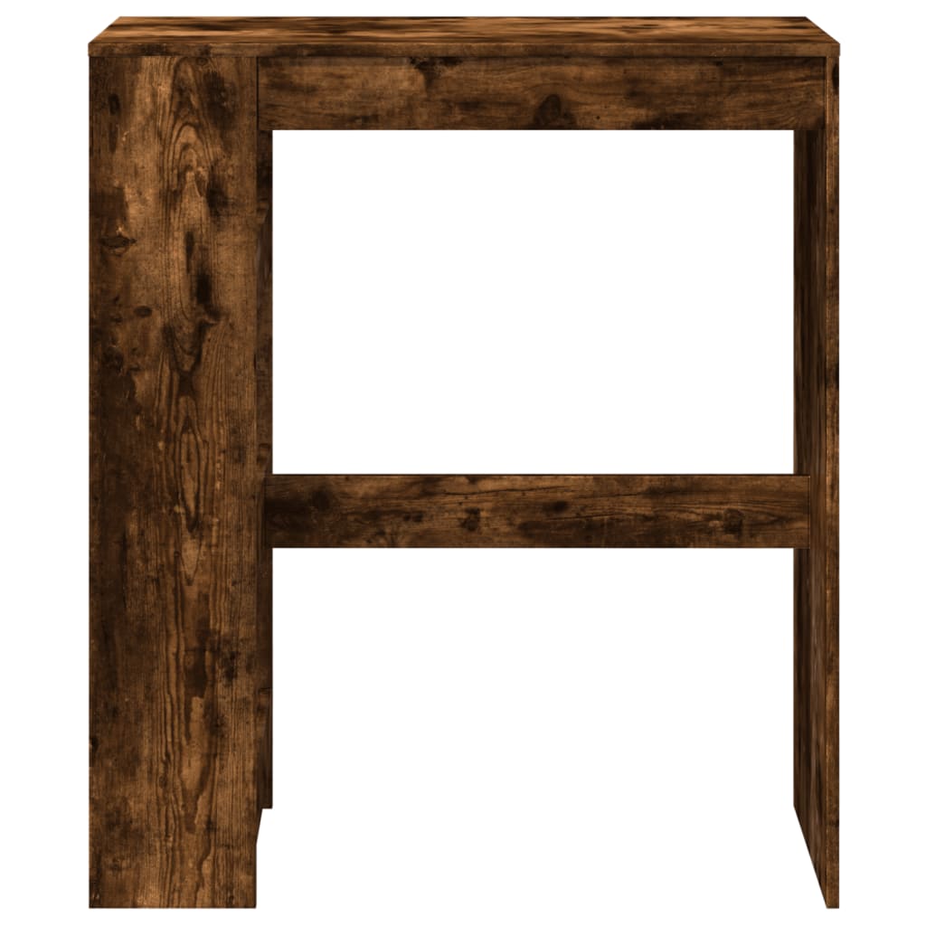Tavolo Bar con Rastrelliera Rovere 90x40x103,5 cm Multistrato