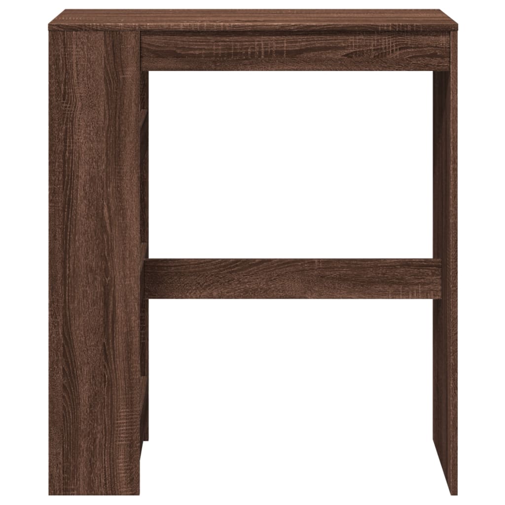 Tavolo Bar con Rastrelliera Marrone 90x40x103,5 cm Multistrato