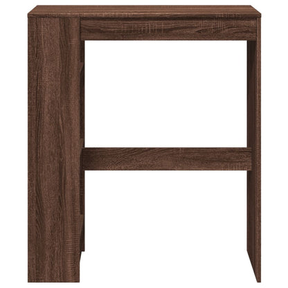 Tavolo Bar con Rastrelliera Marrone 90x40x103,5 cm Multistrato