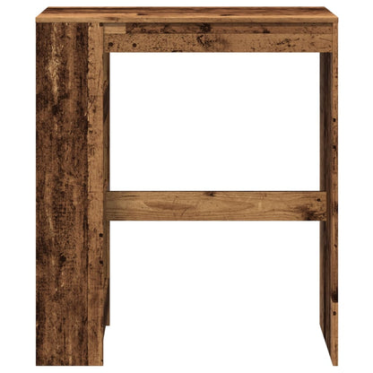 Tavolo Bar con Rastrelliera Antico 90x40x103,5 cm Multistrato