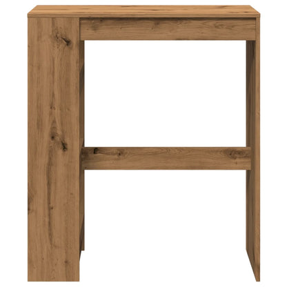 Tavolo Bar con Rastrelliera Rovere 90x40x103,5 cm Multistrato