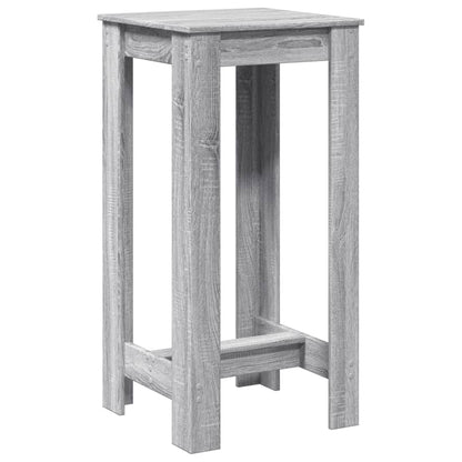 Tavolo da Bar Grigio Sonoma 51x50x103,5 cm in Legno Multistrato