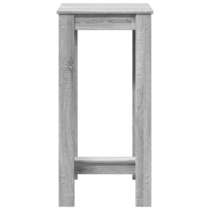 Tavolo da Bar Grigio Sonoma 51x50x103,5 cm in Legno Multistrato