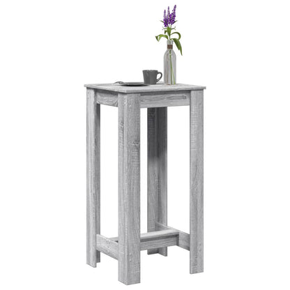 Tavolo da Bar Grigio Sonoma 51x50x103,5 cm in Legno Multistrato