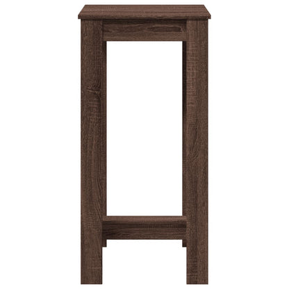 Tavolo da Bar Rovere Marrone 51x50x103,5 cm in Truciolato