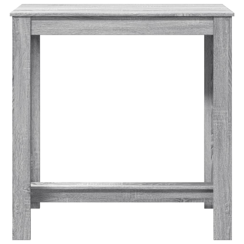 Tavolo da Bar Grigio Sonoma 102x50x103,5cm in Legno Multistrato