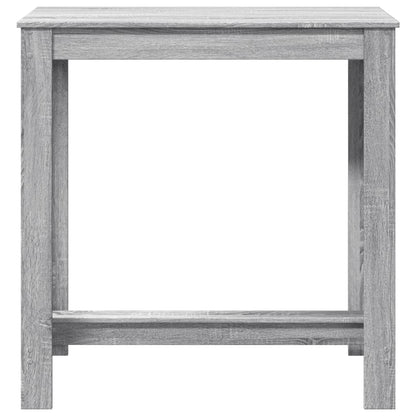 Tavolo da Bar Grigio Sonoma 102x50x103,5cm in Legno Multistrato