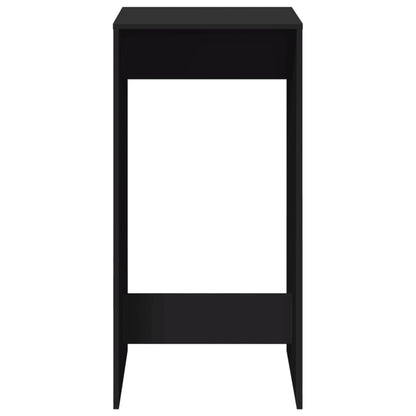 Tavolo da Bar Nero 51x50x103,5 cm in Legno Multistrato