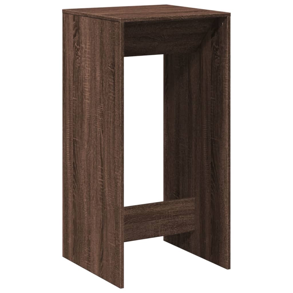 Tavolo da Bar Rovere Marrone 51x50x103,5 cm in Truciolato