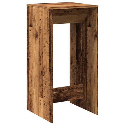 Tavolo da Bar Legno Antico 51x50x103,5 cm in Legno Multistrato