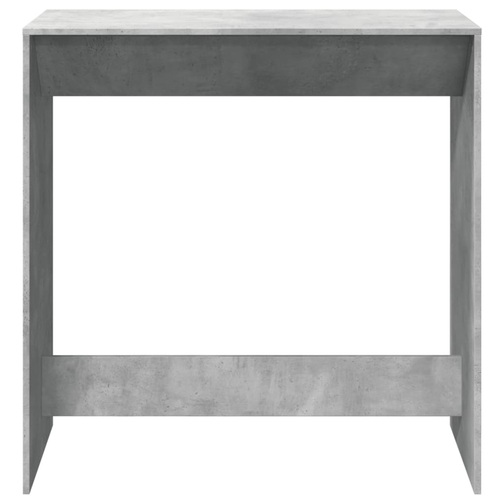 Tavolo da Bar Grigio Cemento 102x50x103,5 cm Legno Multistrato