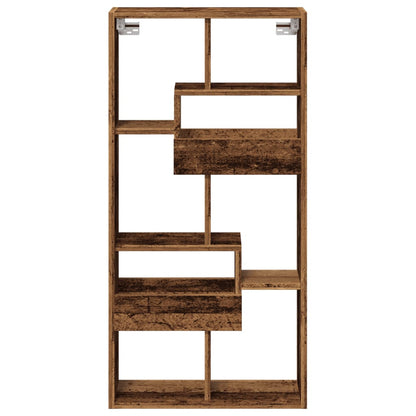Mobile a Parete Legno Antico 50x15x100 cm in Truciolato