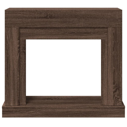 Cornice per Camino Rovere Marrone 100x30x87,5 cm in Truciolato