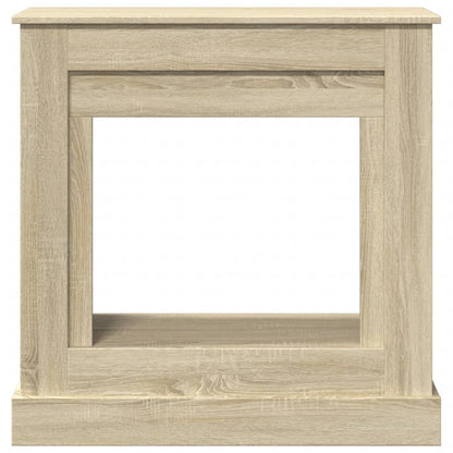 Cornice per Camino Rovere Sonoma 90x30x90 cm in Truciolato