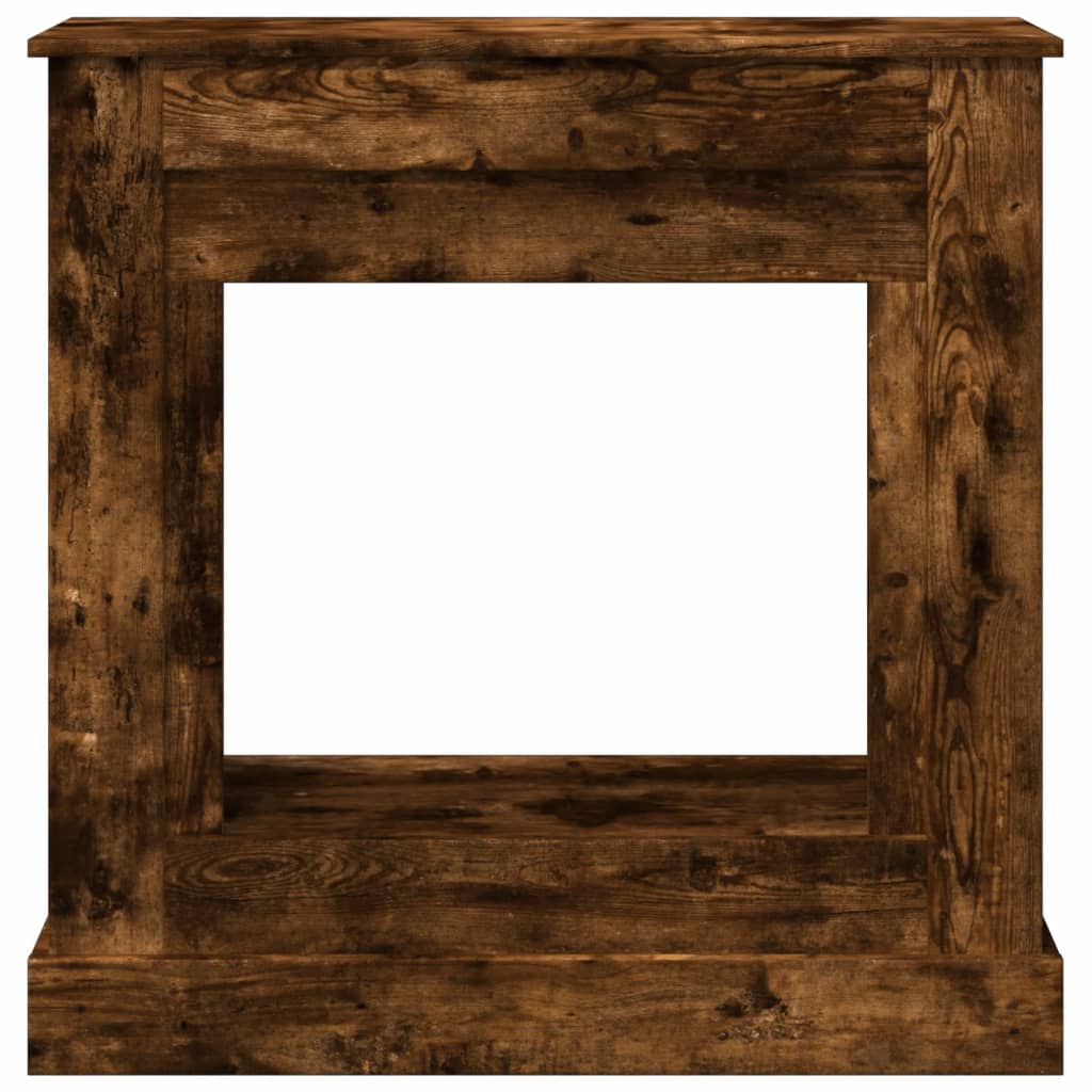 Cornice per Camino Rovere Fumo 90x30x90 cm in Truciolato