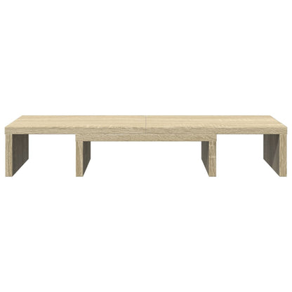 Supporto Monitor Regolabile Rovere 60x24x10,5 cm in Truciolato