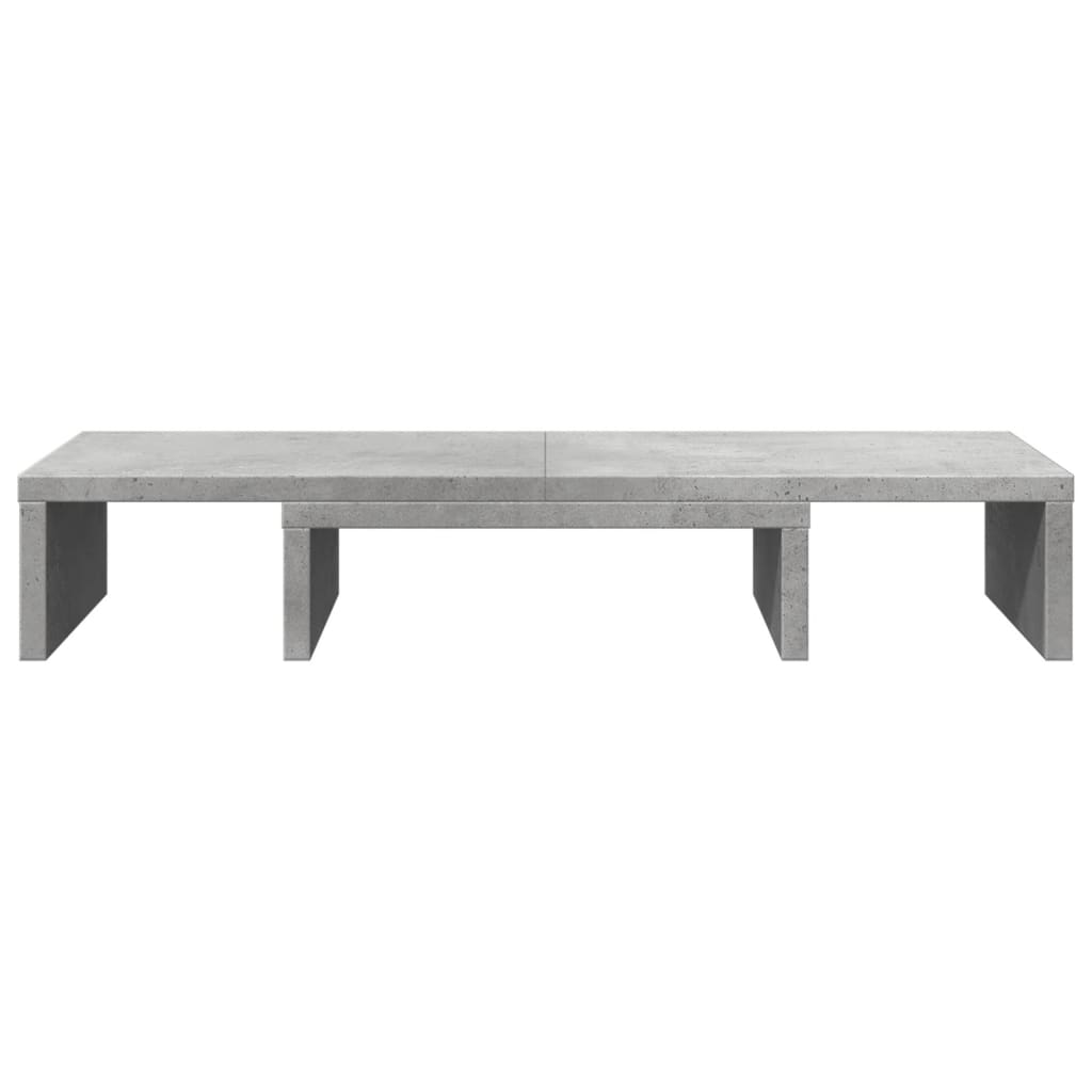 Supporto Monitor Regolabile Grigio 60x24x10,5 cm in Truciolato