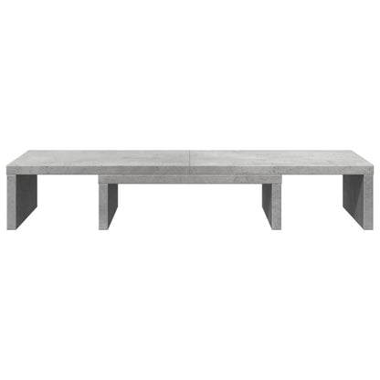 Supporto Monitor Regolabile Grigio 60x24x10,5 cm in Truciolato