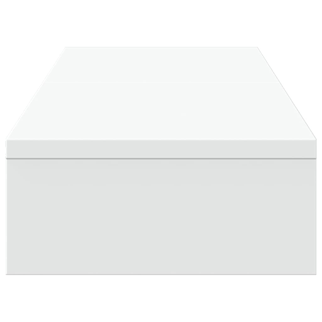 Supporto Monitor Regolabile Bianco 80x24x10,5 cm in Truciolato