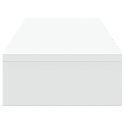 Supporto Monitor Regolabile Bianco 80x24x10,5 cm in Truciolato