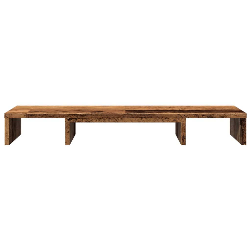 Supporto Monitor Regolabile Legno 80x24x10,5 cm in Truciolato
