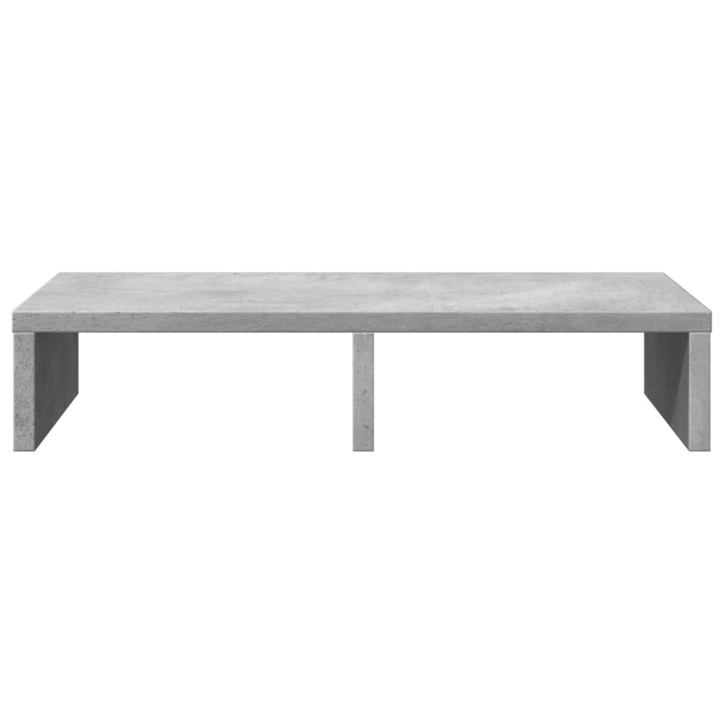 Supporto per Monitor Grigio Cemento 50x27x10 cm in Truciolato