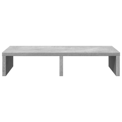 Supporto per Monitor Grigio Cemento 50x27x10 cm in Truciolato