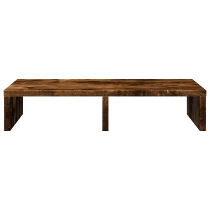 Supporto per Monitor Rovere Fumo 50x27x10 cm in Truciolato