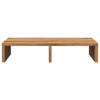 Supporto per Monitor Rovere Artigianale 50x27x10 cm Truciolato