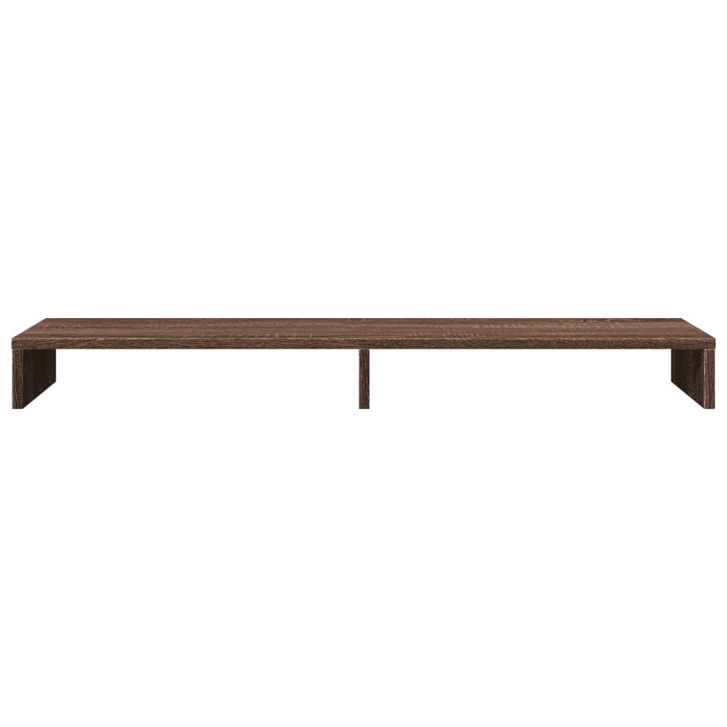 Supporto Monitor Rovere Marrone 100x27x10 cm Legno Multistrato
