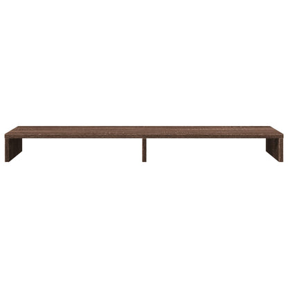Supporto Monitor Rovere Marrone 100x27x10 cm Legno Multistrato