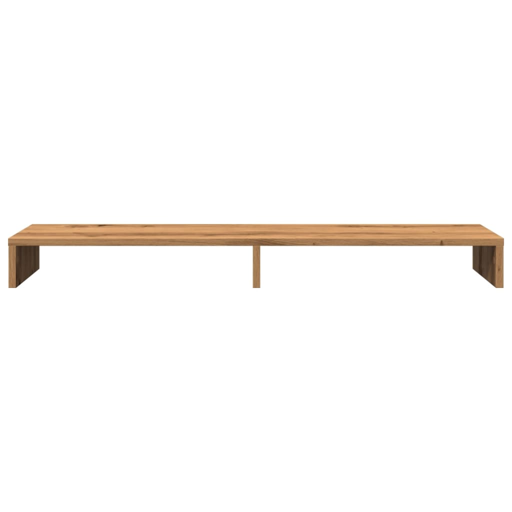 Supporto per Monitor Rovere Artigianale 100x27x10 cm Truciolato