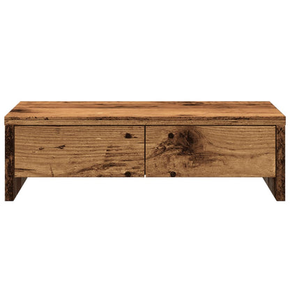 Supporto Monitor con Cassetti Legno 50x27x15 cm in Truciolato