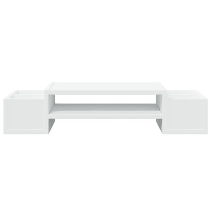 Supporto Monitor con Contenitore Bianco 50x27x15 cm Truciolato