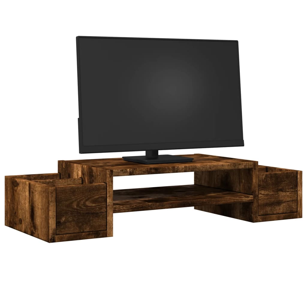 Supporto Monitor con Contenitore Fumo 70x27x15 cm Truciolato