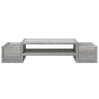 Supporto Monitor con Contenitore Sonoma 70x27x15 cm Truciolato