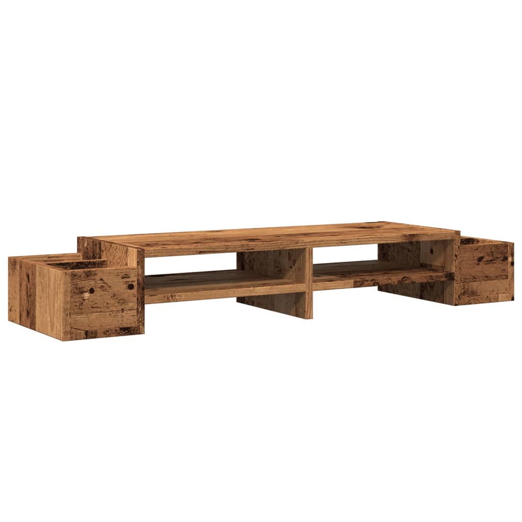 Supporto Monitor con Cassetti Legno 100x27x15 cm in Truciolato