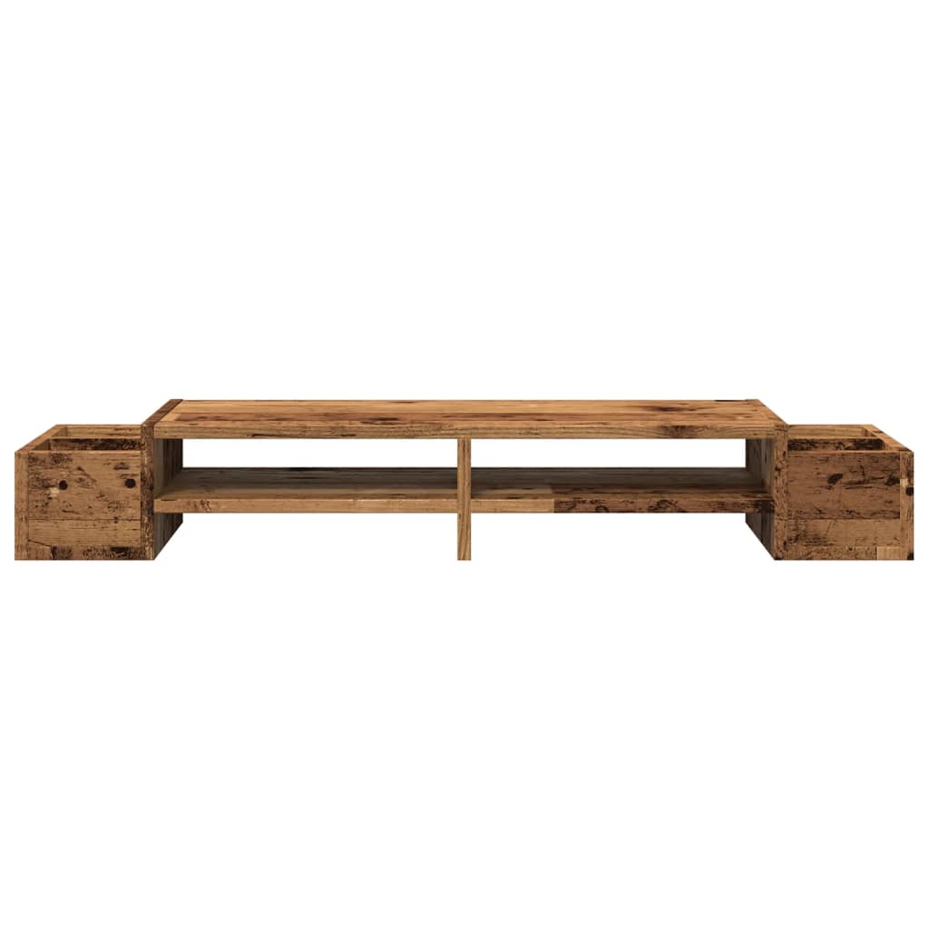Supporto Monitor con Cassetti Legno 100x27x15 cm in Truciolato