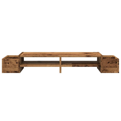 Supporto Monitor con Cassetti Legno 100x27x15 cm in Truciolato