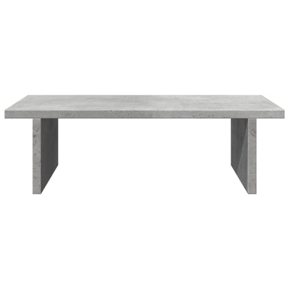 Supporto per Monitor Grigio Cemento 50x27x15 cm in Truciolato