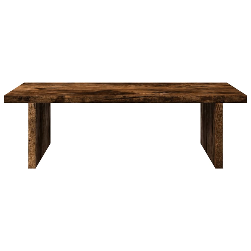 Supporto per Monitor Rovere Fumo 50x27x15 cm in Truciolato
