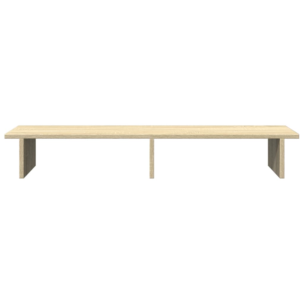 Supporto Monitor Rovere Sonoma 100x27x15 cm Legno Multistrato